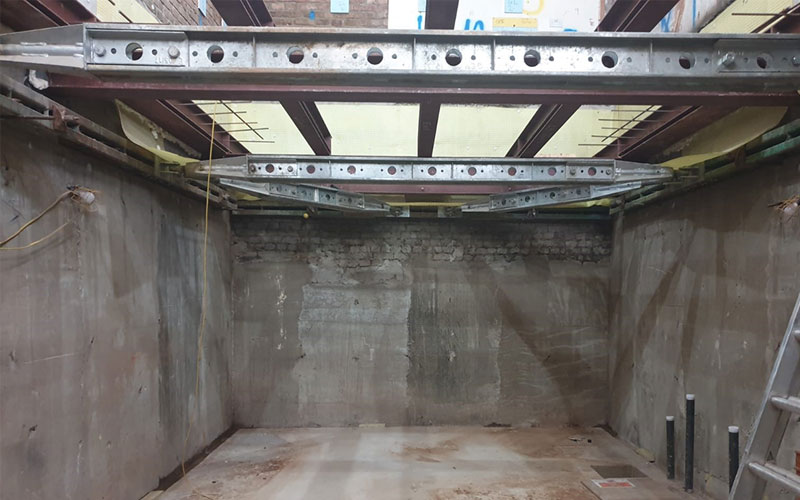 Photo of basement project