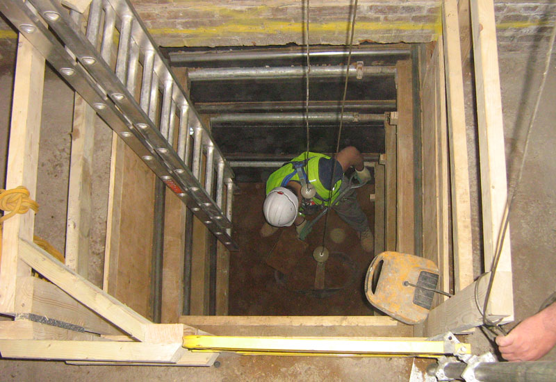 Photo of below ground project